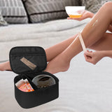 Maxbell Waxing Kit Storage Bag Portable Protective Travel Bag for Makeup Brush Hotel