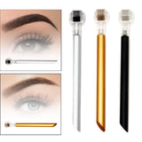 Maxbell Micro Roller Easy to Use Professional Eyebrow Roller for Face Hairline Beard Silver