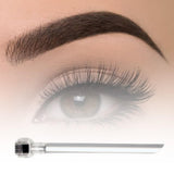 Maxbell Micro Roller Easy to Use Professional Eyebrow Roller for Face Hairline Beard Silver