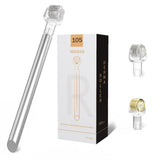 Maxbell Micro Roller Easy to Use Professional Eyebrow Roller for Face Hairline Beard Silver