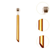 Maxbell Micro Roller Easy to Use Professional Eyebrow Roller for Face Hairline Beard Gold