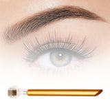 Maxbell Micro Roller Easy to Use Professional Eyebrow Roller for Face Hairline Beard Gold
