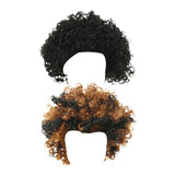 Maxbell Punk Metal Rocker Character Costume Wig Fancy Dress Wig for Family Women Men Black