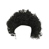 Maxbell Punk Metal Rocker Character Costume Wig Fancy Dress Wig for Family Women Men Black