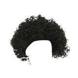 Maxbell Punk Metal Rocker Character Costume Wig Fancy Dress Wig for Family Women Men Black
