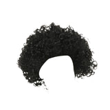 Maxbell Punk Metal Rocker Character Costume Wig Fancy Dress Wig for Family Women Men Black