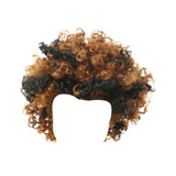 Maxbell Punk Metal Rocker Character Costume Wig Fancy Dress Wig for Family Women Men Mix Color