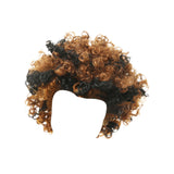 Maxbell Punk Metal Rocker Character Costume Wig Fancy Dress Wig for Family Women Men Mix Color