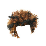 Maxbell Punk Metal Rocker Character Costume Wig Fancy Dress Wig for Family Women Men Mix Color