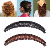2 Pieces Large Banana Clip Flexible Ponytail Hair Holder for Thick Fine Hair