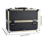 Maxbell Makeup Train Case Portable Cosmetic Case for Aesthetic Supplies Girls Travel