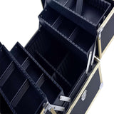 Maxbell Makeup Train Case Portable Cosmetic Case for Aesthetic Supplies Girls Travel