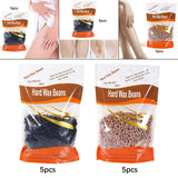 Maxbell 5x Hard Wax Beans Painless Gentle Solid Wax Pellets for Bikini Line