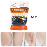Maxbell 5x Hard Wax Beans Painless Gentle Solid Wax Pellets for Bikini Line