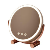 Maxbell Makeup Mirror with Lights Tabletop Cosmetic Mirror for Home Apartments Women white