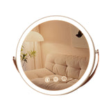 Maxbell Makeup Mirror with Lights Tabletop Cosmetic Mirror for Home Apartments Women white