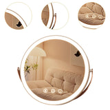 Maxbell Makeup Mirror with Lights Tabletop Cosmetic Mirror for Home Apartments Women white