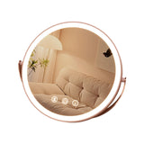 Maxbell Makeup Mirror with Lights Tabletop Cosmetic Mirror for Home Apartments Women pink