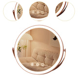 Maxbell Makeup Mirror with Lights Tabletop Cosmetic Mirror for Home Apartments Women pink