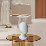 Maxbell 3xMannequin Head Stable Lightweight Wig Display Stand for Jewelry Headwear Hat