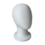 Maxbell 3xMannequin Head Stable Lightweight Wig Display Stand for Jewelry Headwear Hat