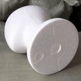 Maxbell 3xMannequin Head Stable Lightweight Wig Display Stand for Jewelry Headwear Hat