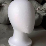 Maxbell 3xMannequin Head Stable Lightweight Wig Display Stand for Jewelry Headwear Hat