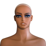 Female Mannequin Head Model with Makeup Wig Display Head for Scarves Hat Wig Style C