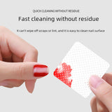 600 Pieces Nail Pads Absorbent Pads for DIY Beauty Projects DIY Fingernails white