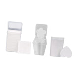 600 Pieces Nail Pads Absorbent Pads for DIY Beauty Projects DIY Fingernails white