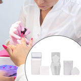 600 Pieces Nail Pads Absorbent Pads for DIY Beauty Projects DIY Fingernails white