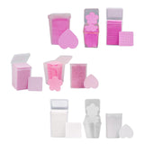 600 Pieces Nail Pads Absorbent Pads for DIY Beauty Projects DIY Fingernails white