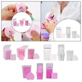 600 Pieces Nail Pads Absorbent Pads for DIY Beauty Projects DIY Fingernails white