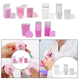 600 Pieces Nail Pads Absorbent Pads for DIY Beauty Projects DIY Fingernails white