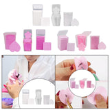 600 Pieces Nail Pads Absorbent Pads for DIY Beauty Projects DIY Fingernails white