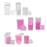 600 Pieces Nail Pads Absorbent Pads for DIY Beauty Projects DIY Fingernails white