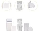 600 Pieces Nail Pads Absorbent Pads for DIY Beauty Projects DIY Fingernails white