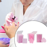 600 Pieces Nail Pads Absorbent Pads for DIY Beauty Projects DIY Fingernails light pink
