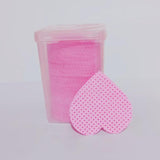 600 Pieces Nail Pads Absorbent Pads for DIY Beauty Projects DIY Fingernails rose red