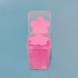 600 Pieces Nail Pads Absorbent Pads for DIY Beauty Projects DIY Fingernails rose red