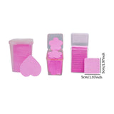 600 Pieces Nail Pads Absorbent Pads for DIY Beauty Projects DIY Fingernails rose red