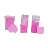 600 Pieces Nail Pads Absorbent Pads for DIY Beauty Projects DIY Fingernails rose red