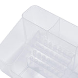 Nail Art Polishing Grinding Organizer Space Saving Case 28 Holes Bits Holder Transparent