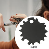 Maxbell 10 Pieces Shear and Scissors Adjustment Tool Easy to Use Universal Screw Key Black