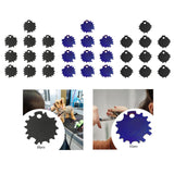 Maxbell 10 Pieces Shear and Scissors Adjustment Tool Easy to Use Universal Screw Key Black