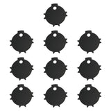 Maxbell 10 Pieces Shear and Scissors Adjustment Tool Easy to Use Universal Screw Key Black 6 Tooth