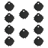 Maxbell 10 Pieces Shear and Scissors Adjustment Tool Easy to Use Universal Screw Key Black 6 Tooth