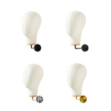 Maxbell Manikin Head Wall Mounted Sturdy Wig Hat Display Holder Hairdresser Training 15cm Hook