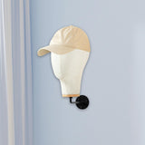 Maxbell Manikin Head Wall Mounted Sturdy Wig Hat Display Holder Hairdresser Training 15cm Hook