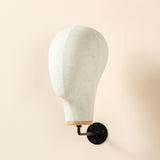 Maxbell Manikin Head Wall Mounted Sturdy Wig Hat Display Holder Hairdresser Training 15cm Hook